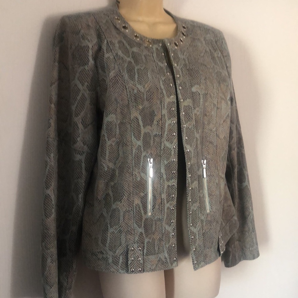 Stylish Fall Classy Snake Print Jacket - image 2